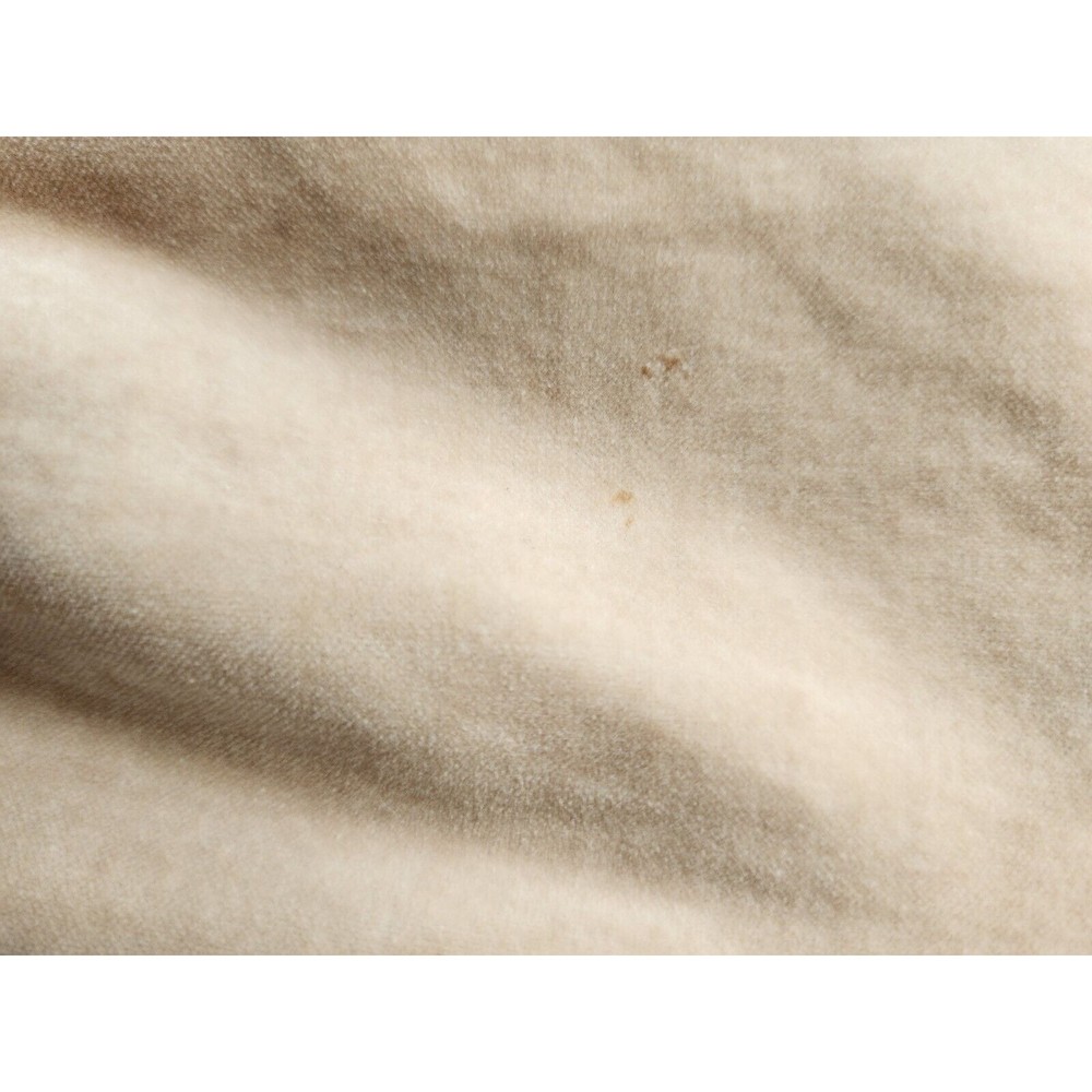 Massimo Dutti Womens Velour Jacket S Cream Military Long Sleeve Collared Lined - Picture 12 of 16